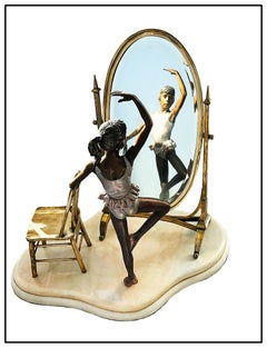 Ramon Parmenter Bronze Sculpture Altas Dream Ballerina Large Signed Dance Art