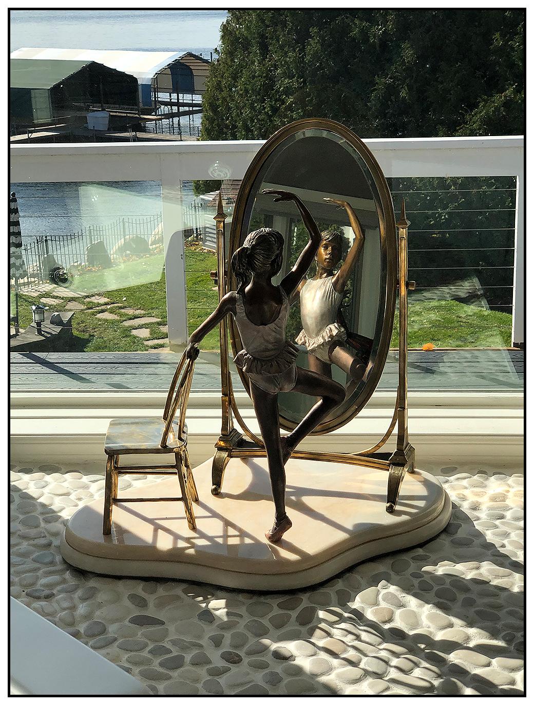 Ramon Parmenter Bronze Sculpture Altas Dream Ballerina Large Signed Dance Art For Sale 1