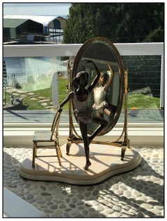 Ramon Parmenter Bronze Sculpture Altas Dream Ballerina Large Signed Dance Art