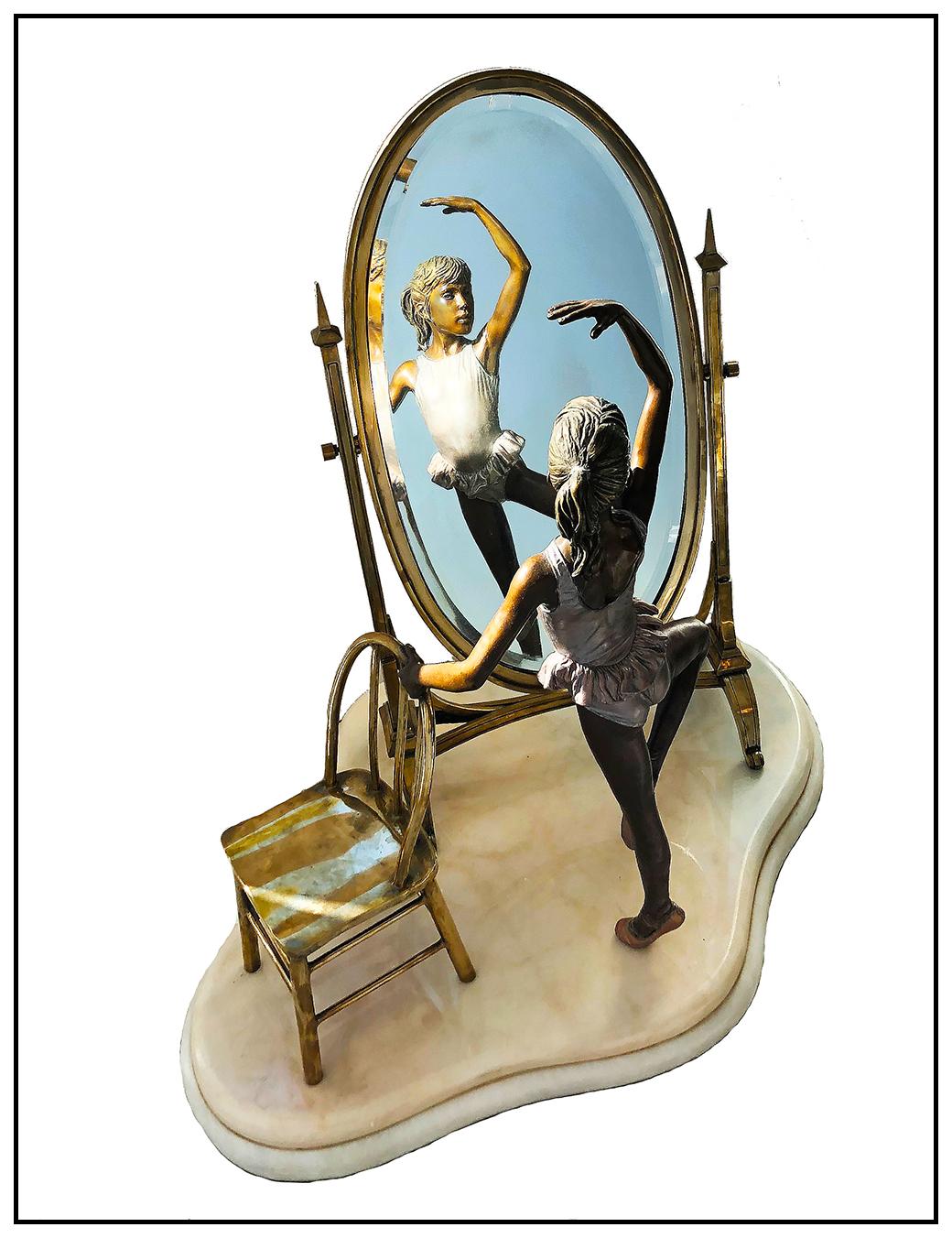 Ramon Parmenter Bronze Sculpture Altas Dream Ballerina Large Signed Dance Art For Sale 2