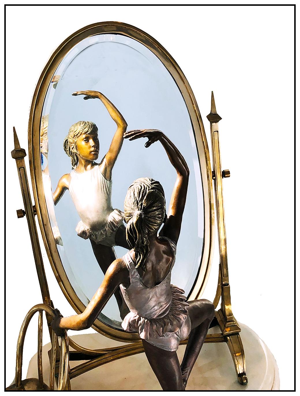 Ramon Parmenter Bronze Sculpture Altas Dream Ballerina Large Signed Dance Art For Sale 3