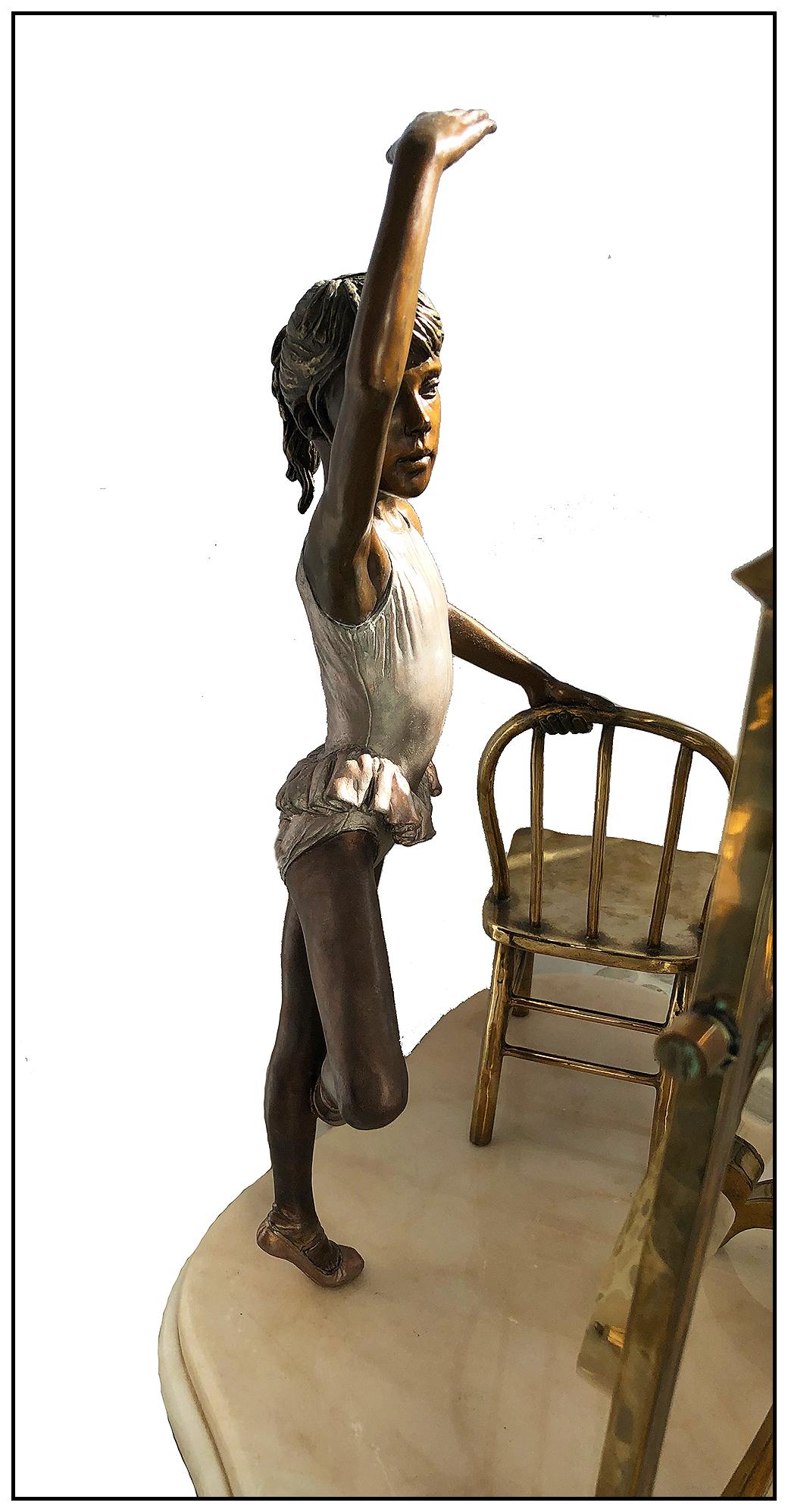 Ramon Parmenter Bronze Sculpture Altas Dream Ballerina Large Signed Dance Art For Sale 4