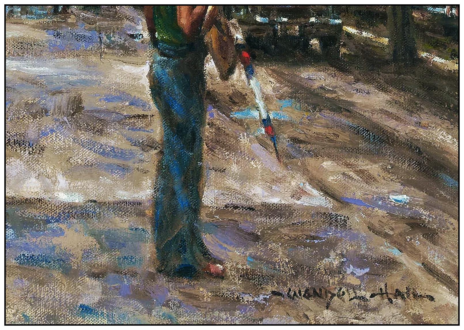 Wendell Hall Authentic & Large Original Oil Painting on Canvas, Professionally Custom Framed and listed with the Submit Best Offer option

Accepting Offers Now: Accepting Offers Now: The item up for sale is a spectacular and bold Oil Painting by