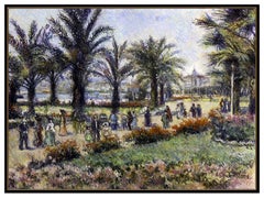 H. Claude Pissarro Original Pastel French Landscape Hand Signed Seascape Artwork