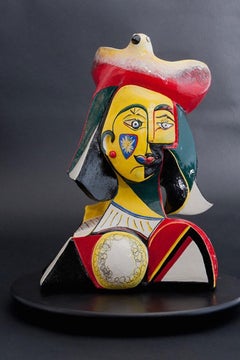 The Creative (Cubism ceramic sculpture based on Enneagram personalities)