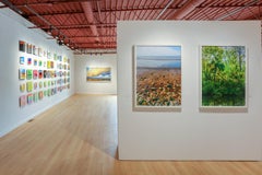 Rocky Shore (Still life digital ocean painting printed on canvas, framed)