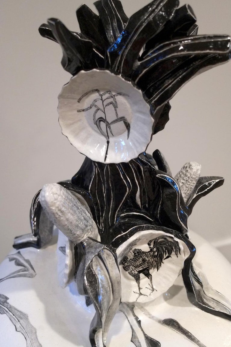 Annick Ibsen Iowa (Cubism ceramic sculpture) For Sale at 1stDibs