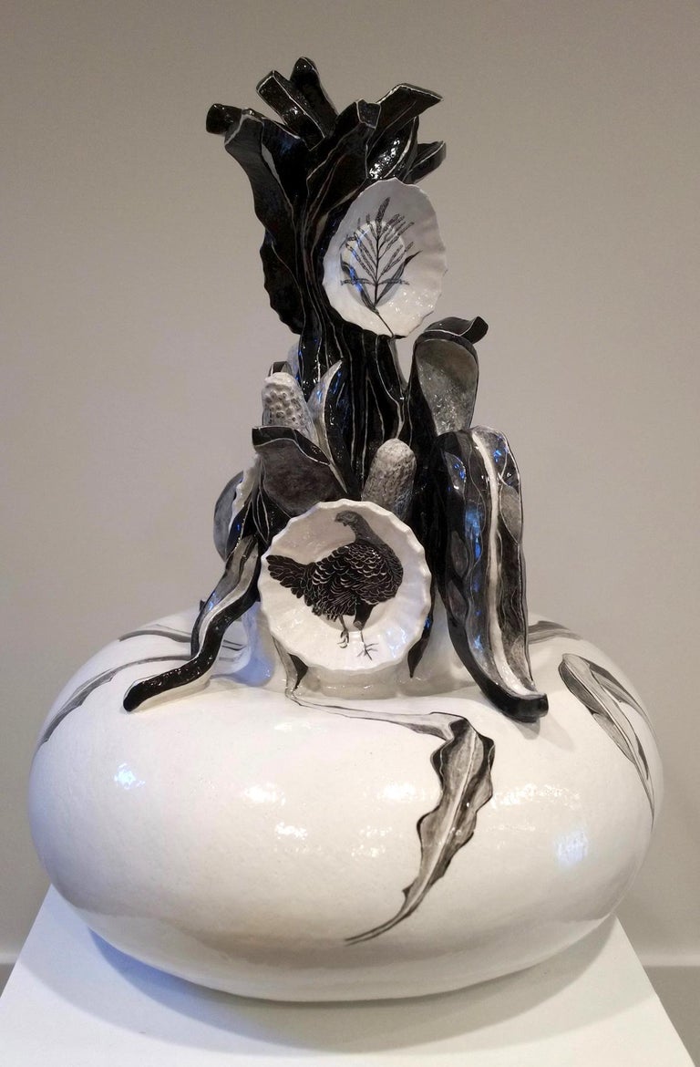 Annick Ibsen - Iowa (Cubism ceramic sculpture) For Sale at 1stDibs