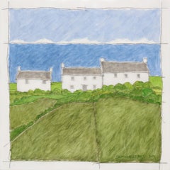 Zennor (Earth color oil painting on linen stretched on panel)