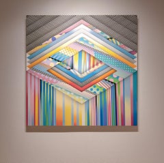 Newport Beach (Bright, vivid colors, spray paint, line work)