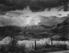 Basin Mountain, Approaching Storm Silver Gelatin Hand Printed Landscape 