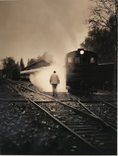 In the Yard, Sepia Toned Silver Gelatin Original