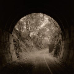 Tunnel Bike Trail, Marin County Platinum Photograph