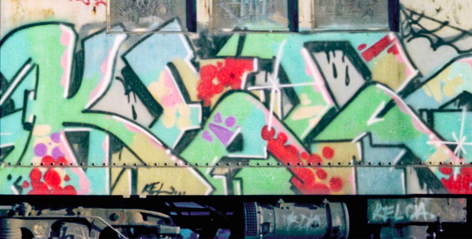 Spirit of Broadway Legacy (Graffiti Train) / Limited ed. 25  - Street Art Mixed Media Art by Kel1st