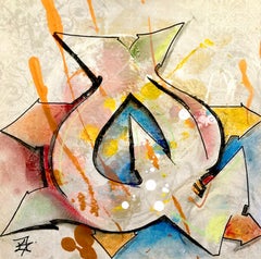 Kelography, Abstract Print,  (Graffiti "Q” Urban Street Art) / Limited ed. 25