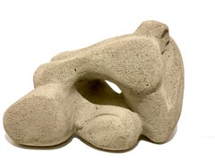 Reclining Figurative Sand, Stone Sculpture