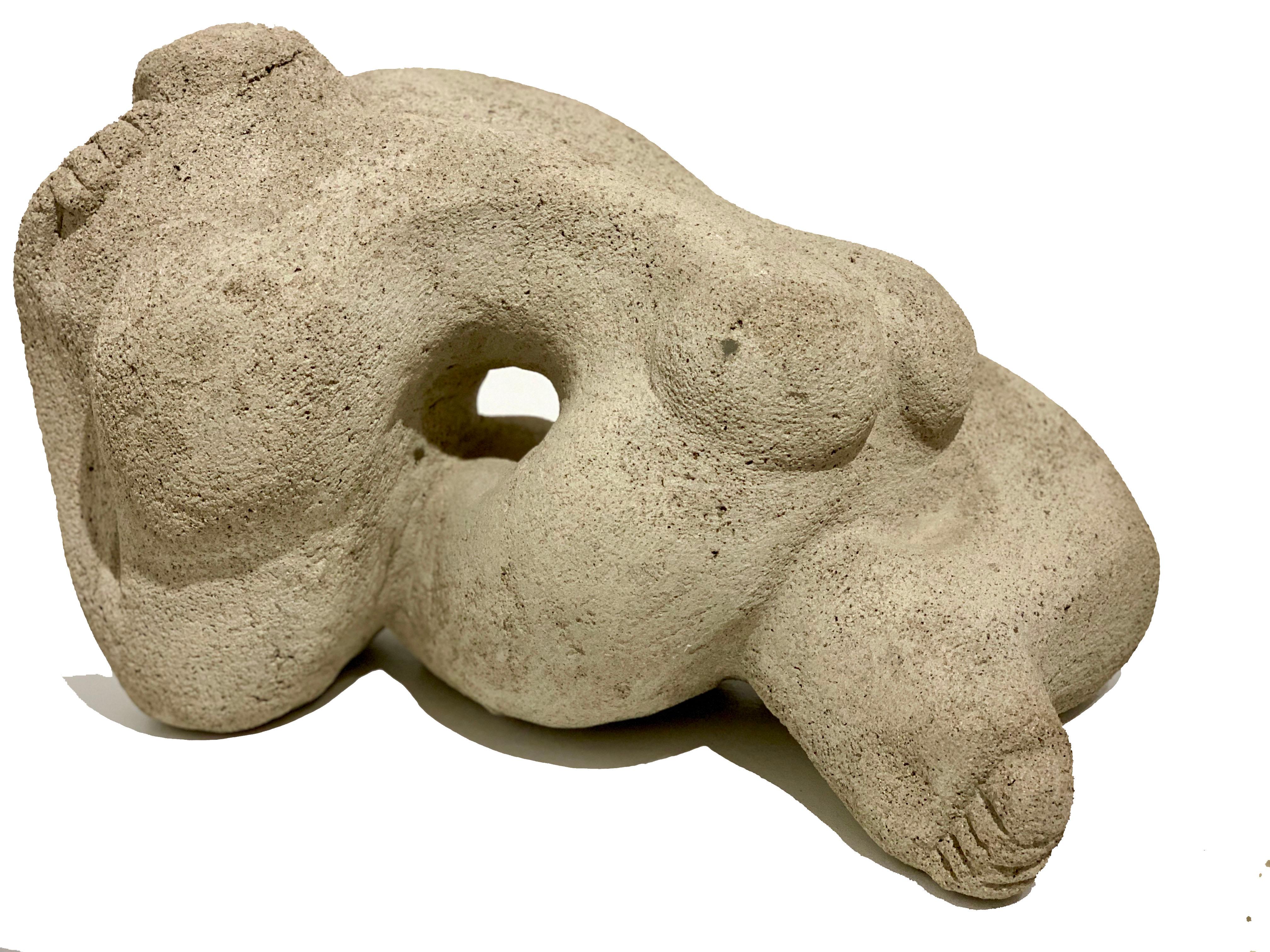 Reclining Figurative Sand, Stone Sculpture 2