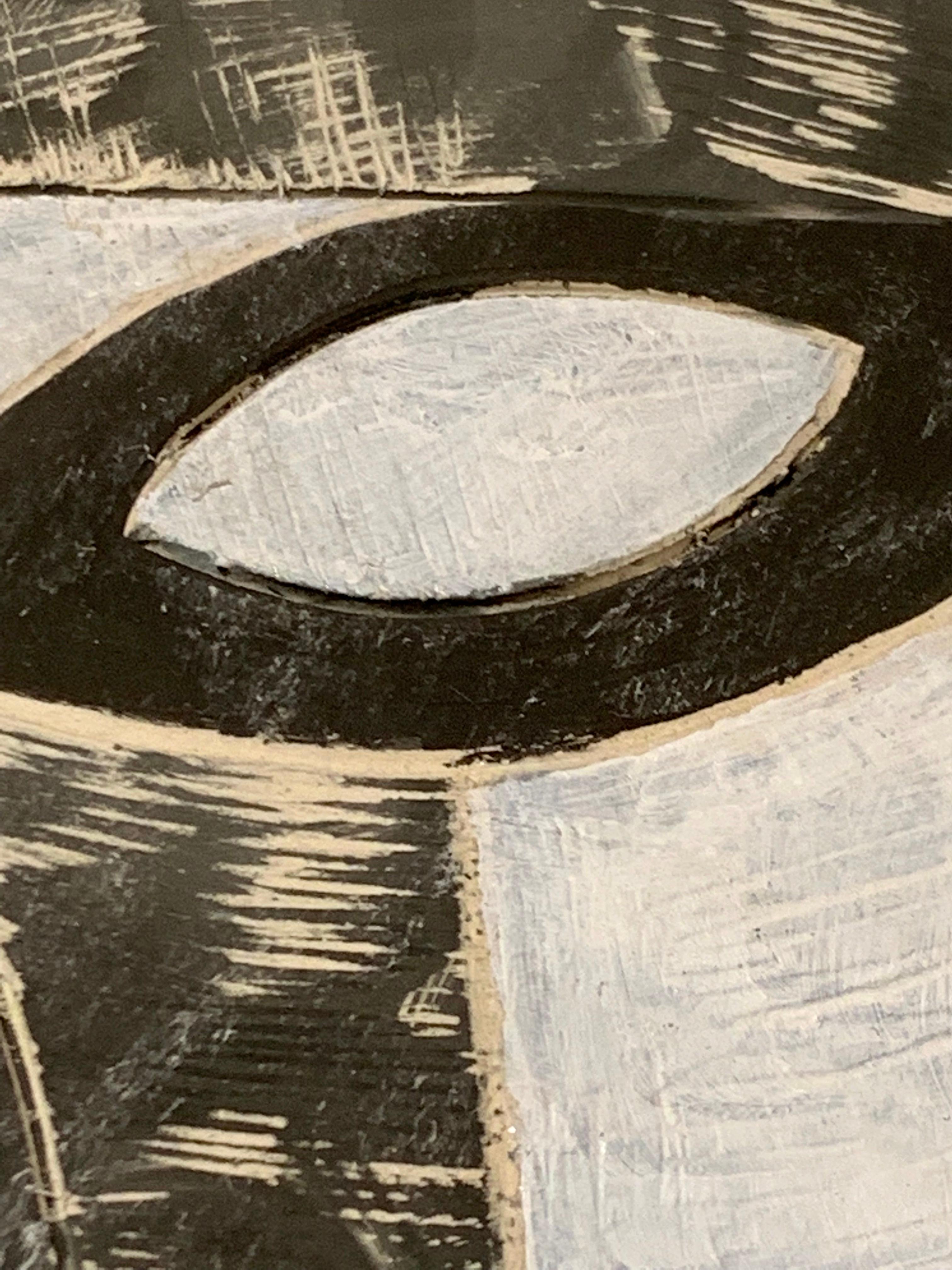 Cubist Ceramic Plate 1