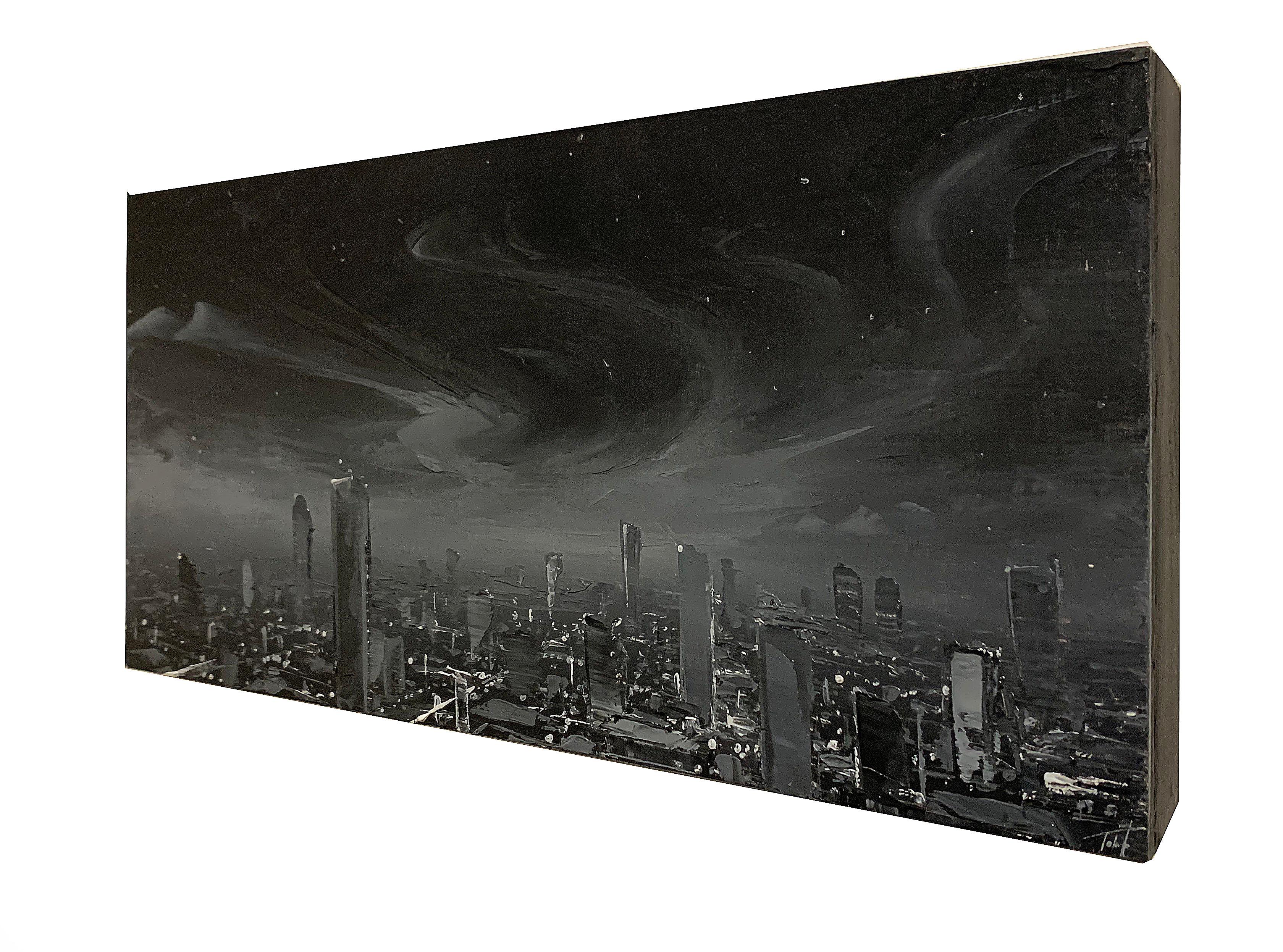 Serpertinium - Contemporary Painting by Todd Carpenter