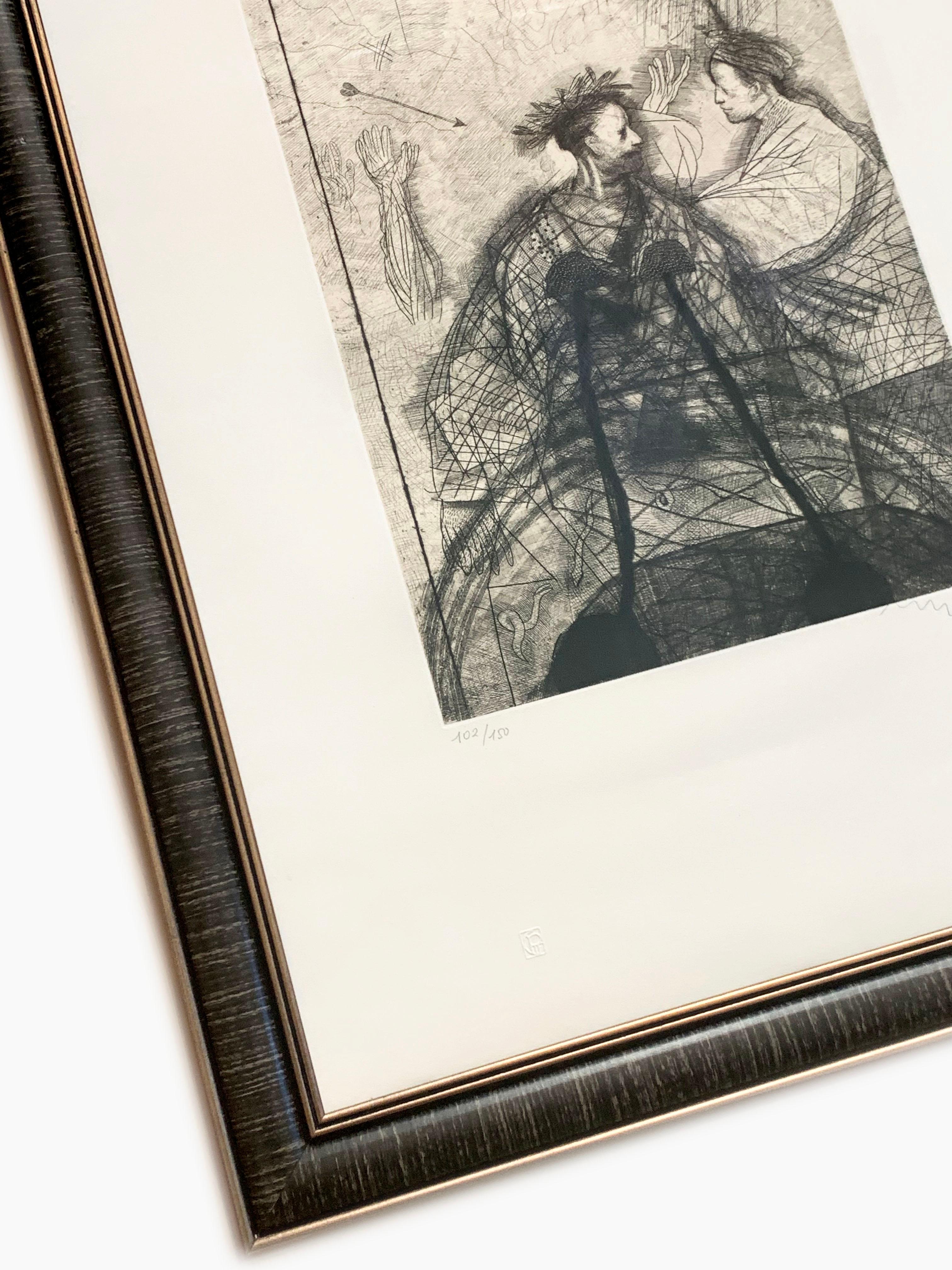 Figurativo sin título de Miguel Conde, nº 102/150 en venta 3