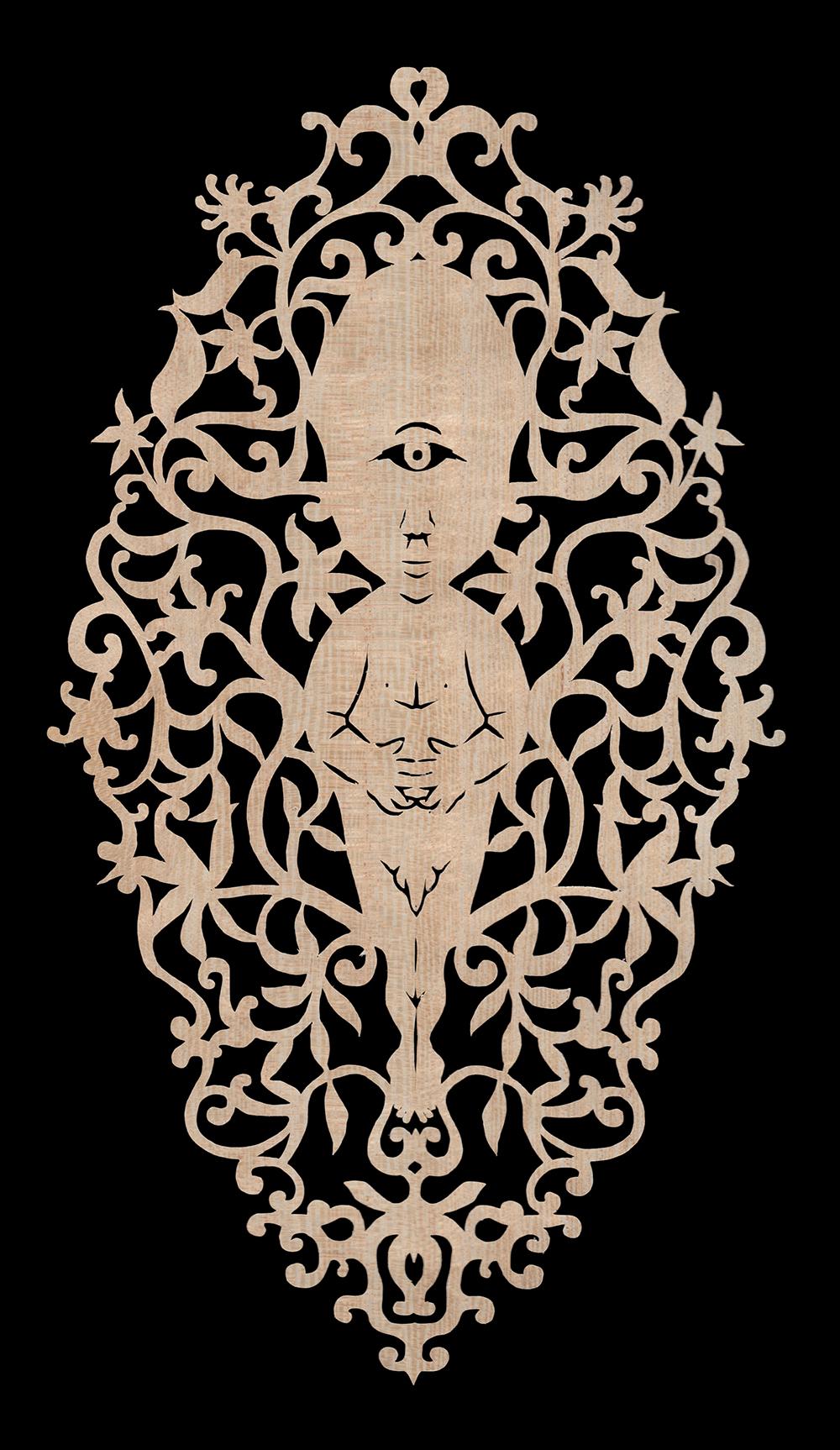 Catherine Heard Figurative Print - Symmetries – Cyclops I 