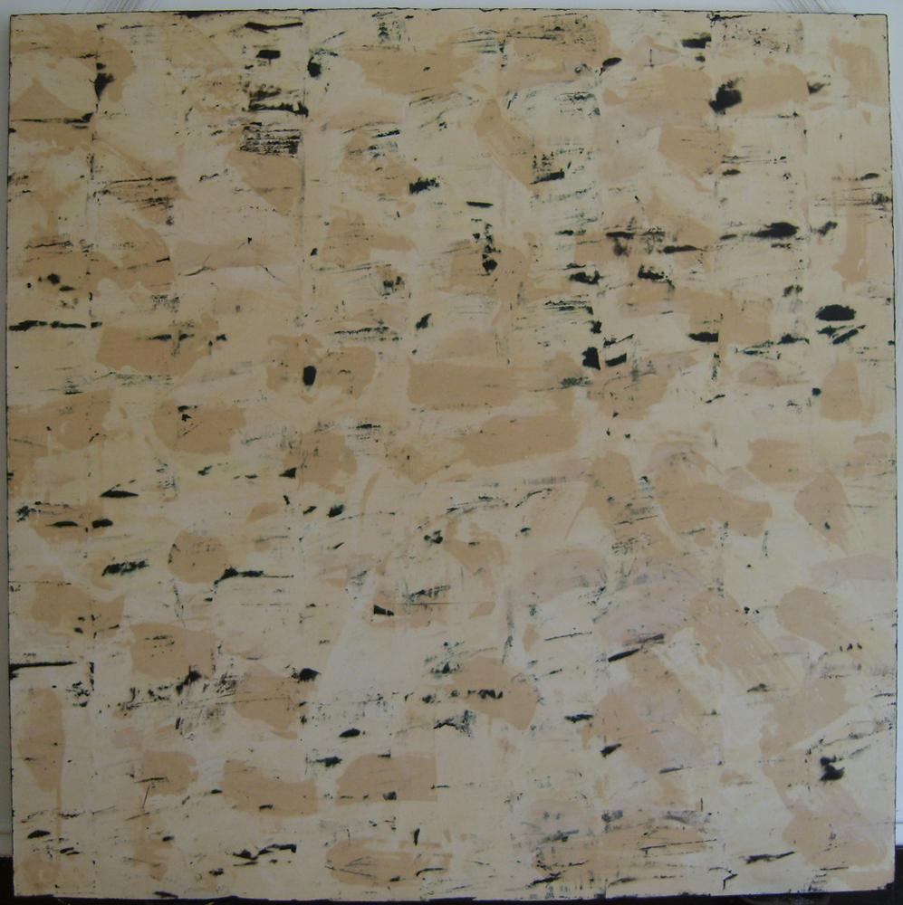 Nicole Collins Abstract Painting - NCAR60X60 remains