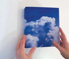 Cloud Atlas, artist book, 13 fold out maps, diazo cyantotype photo prints