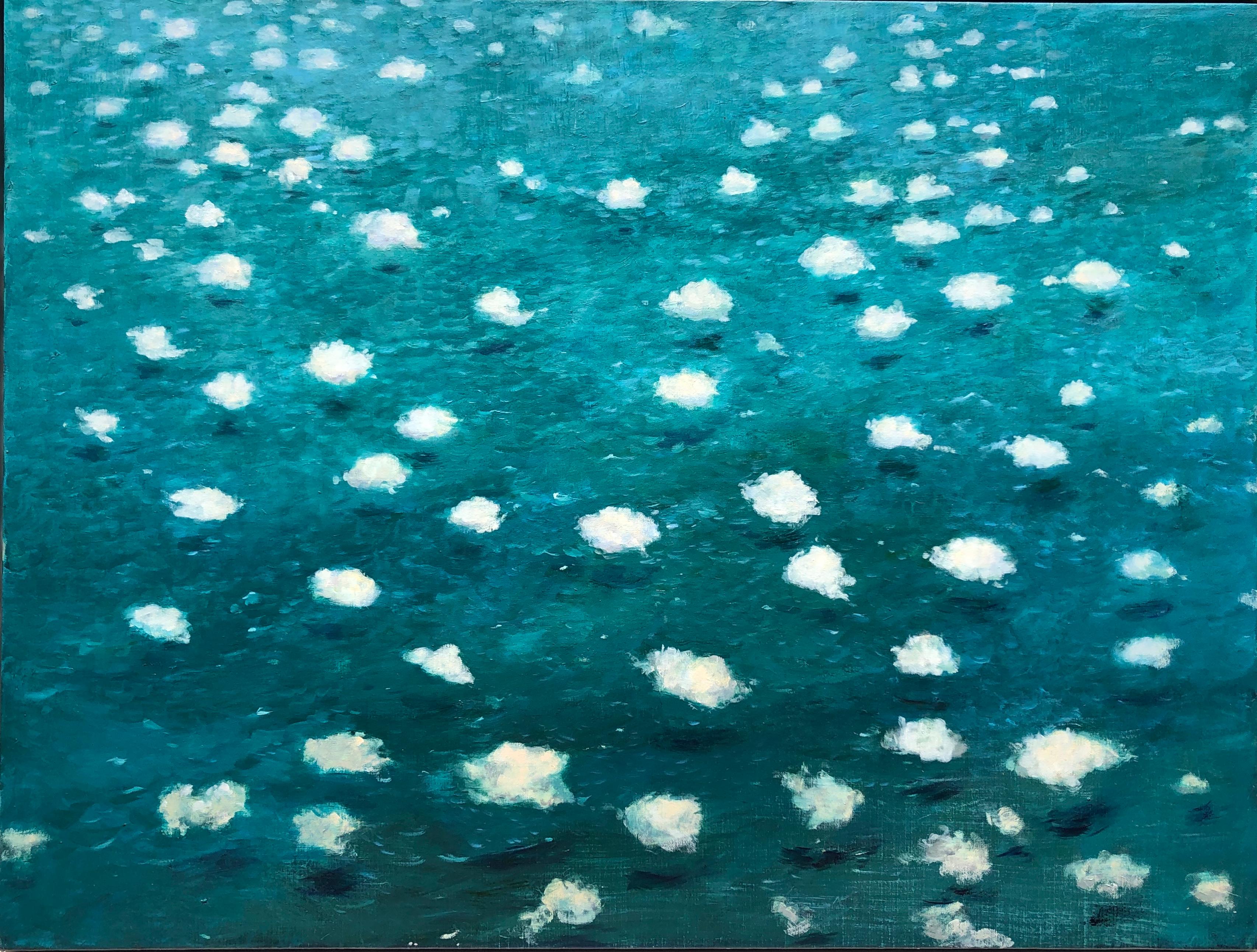 Wendy Garner Landscape Painting - "Clouds"