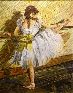 "Degas Ballet Dancer at the Barre" by Korean artist , Kyu-Hak Lee