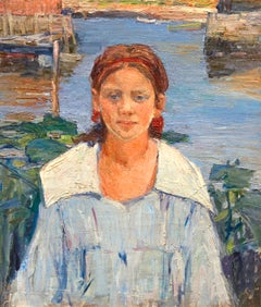 New England Young Girl Portrait, Rockport, Massachusetts 