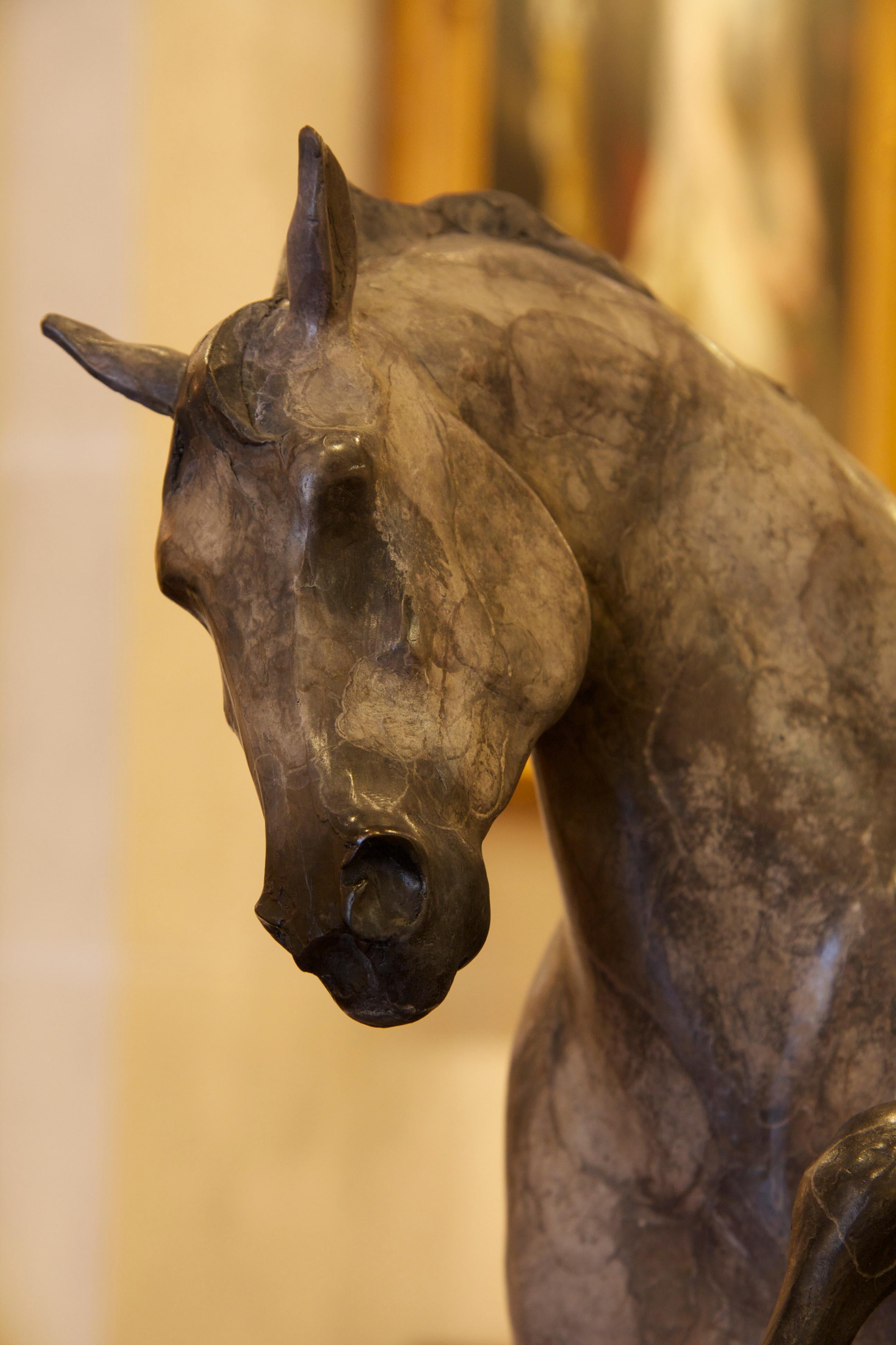 Bronze Horse Sculpture, 