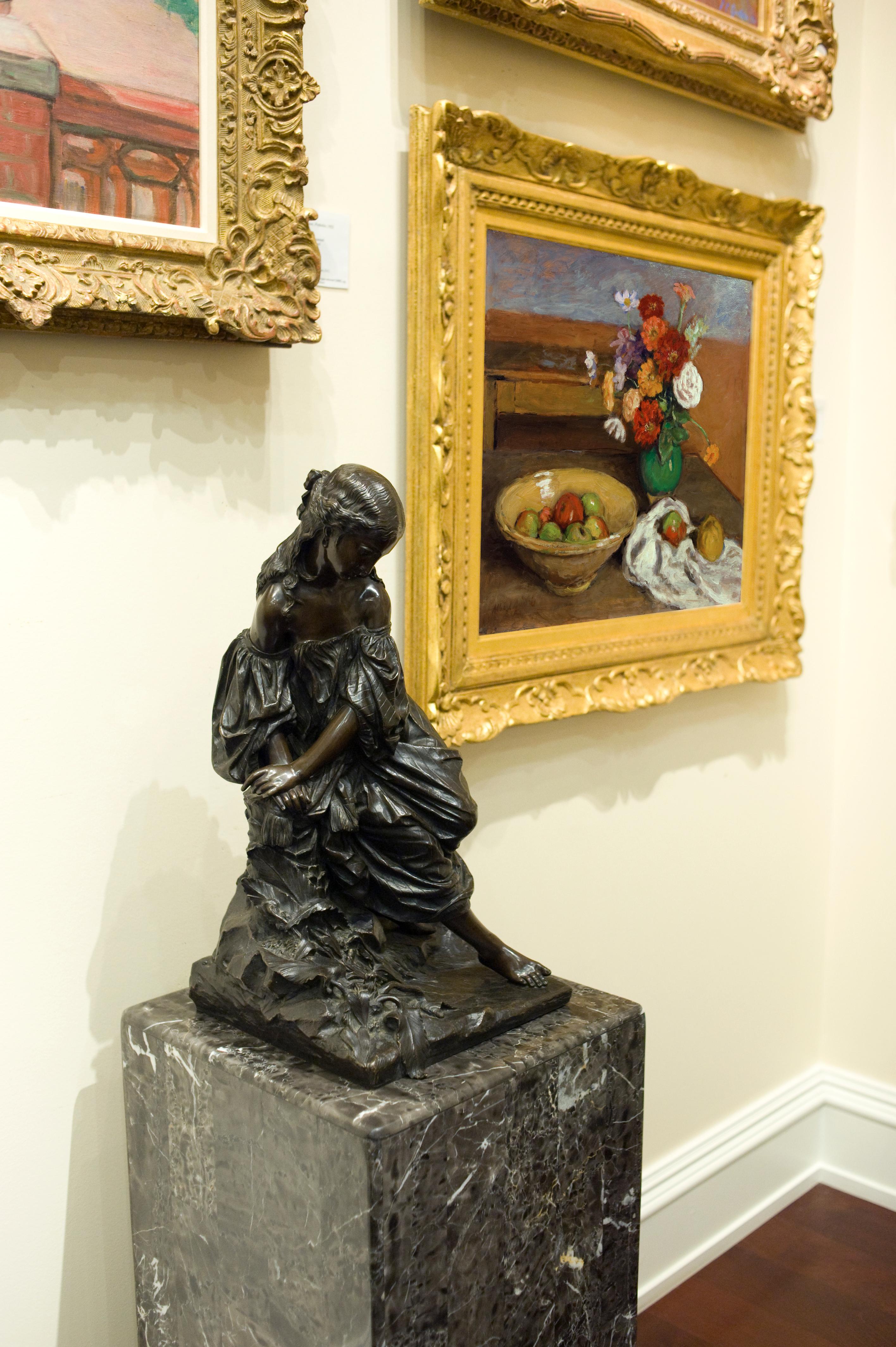 Isidore-Romain Boitel was a prominent sculptor of in the nineteenth century.  Born in Paris in 1812, Boitel attended the Ecole des Beaux-arts, where he studied under the well-known sculptors James Jacques Pradier and David d’Angers.  Boitel debuted