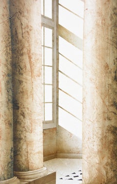 Contemporary painting of Architectural Interior by Gazier, "Vie de Chateau"