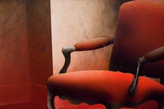 Contemporary painting of Architectural Interior by Gazier, "The Scarlet Entry"
