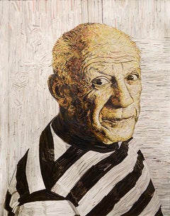 Portrait of Pablo Picasso by Korean artist , Kyu-Hak Lee