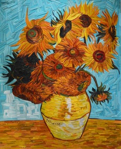 Van Gogh Sunflowers Still-life by Korean artist , Kyu-Hak Lee