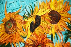Van Gogh Sunflowers Still-life by Korean artist , Kyu-Hak Lee