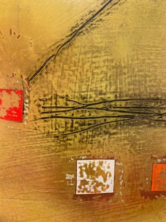 Orlin Mantchev Abstract Golden Mosaic Tile