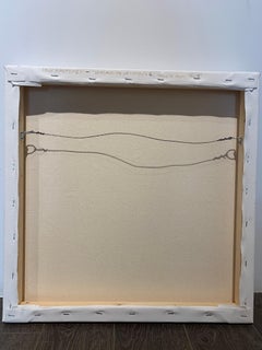 Orlin Mantchev Turquoise Abstract Contemporary Oil on Canvas