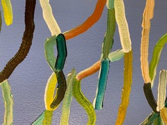 Orlin Mantchev Contemporary Blue Abstract Work