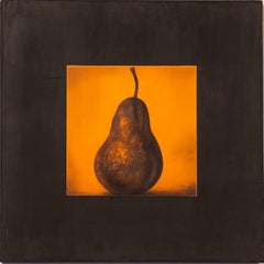 Orlin Mantchev Orange Tonal Pear Still Life