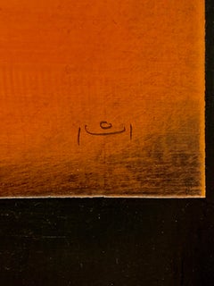 Orlin Mantchev Orange Tonal Pear Still Life