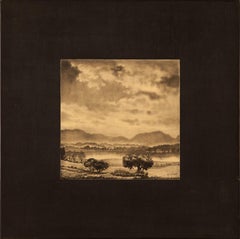 Orlin Mantchev Tonal Mixed Media Landscape