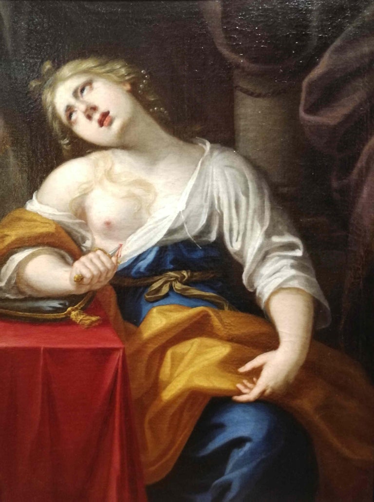 Unknown Roman Baroque Painting 17 Century Oil Canvas For Sale At 1stdibs