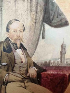 Tempera Portrait Drawings and Watercolours