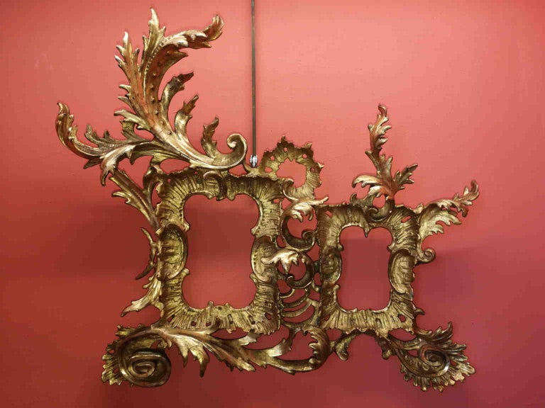 Unknown - Florentine double carved gilded wood frame early 19th century ...