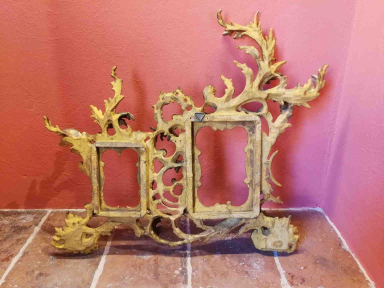 Unknown - Florentine double carved gilded wood frame early 19th century ...