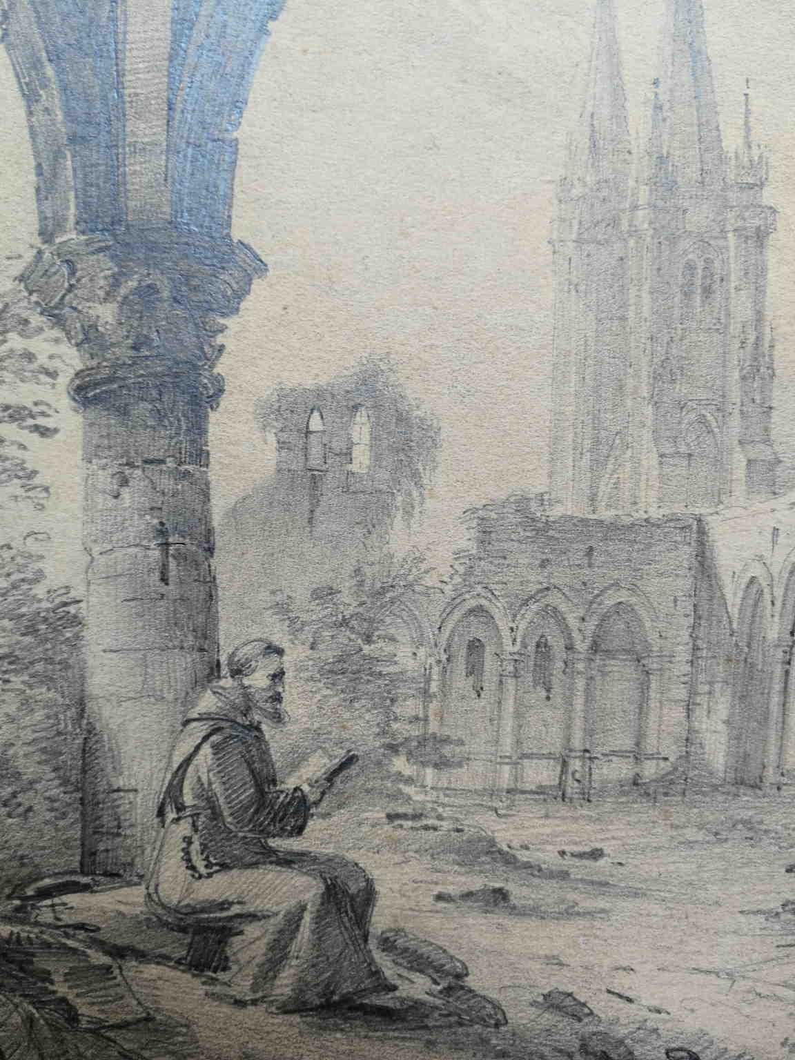 Signierte Luigia Orsi Zeichnungsansicht der Koln-Kathedrale aus dem 19. Jahrhundert im Angebot 4