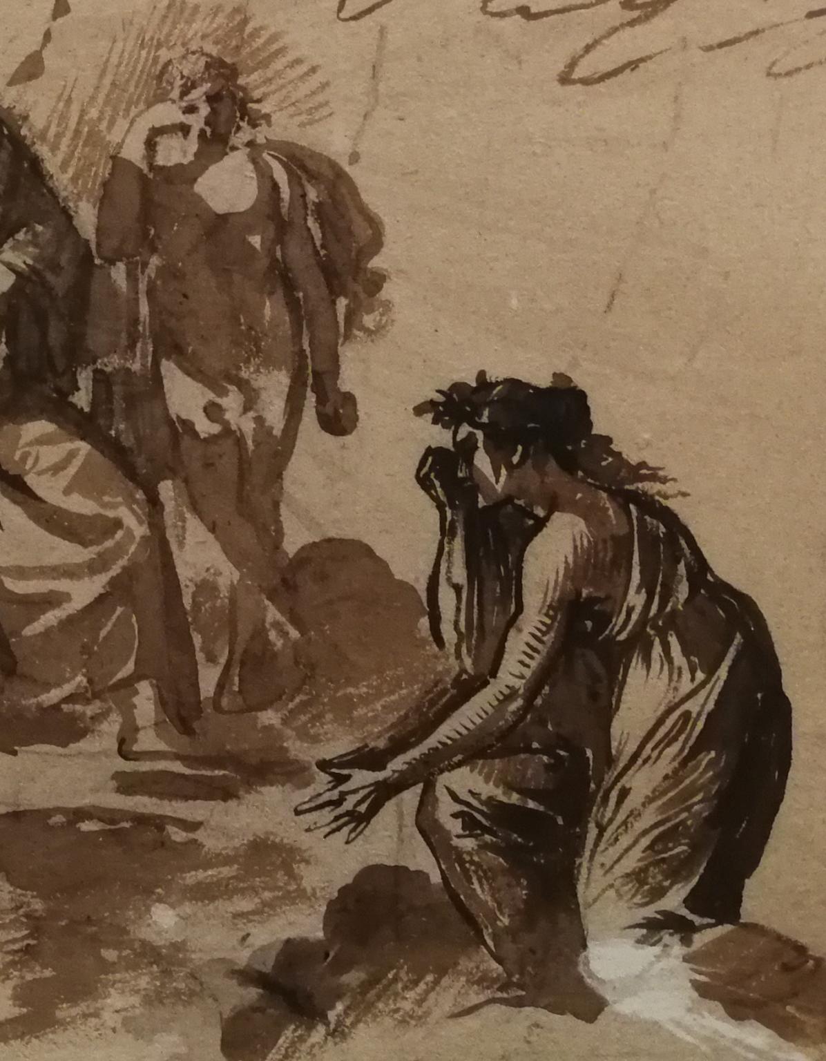 Disegno figurativo neoclassico fiorentino del XIX secolo For Sale 1