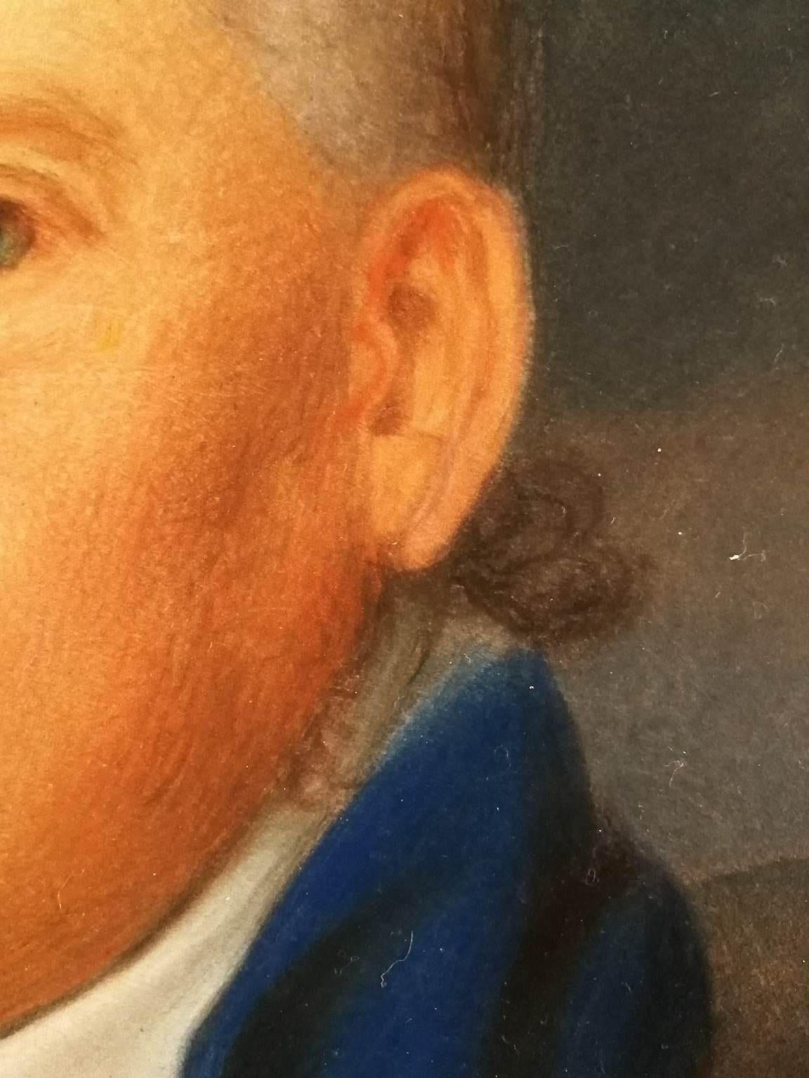 Sul cartoncino applicato nella cornice è riportata l'annotazione, a penna e in grafia Kurrent, 